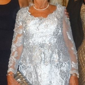 STUNNING MAC DUGGAL COUTURE GOWN FOR WEDDING WEAR